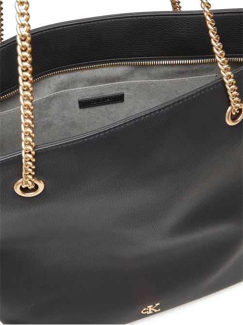 minimal monogram chain tote CALVIN KLEIN | LV04F3204GUB1